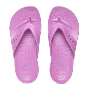 Crocs Kadee Cushioned Flip Flop Slippers Purple Size 7
